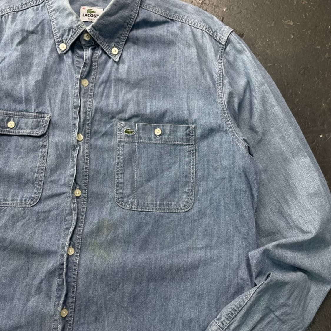 100 라코스테 데님셔츠 상품이미지2