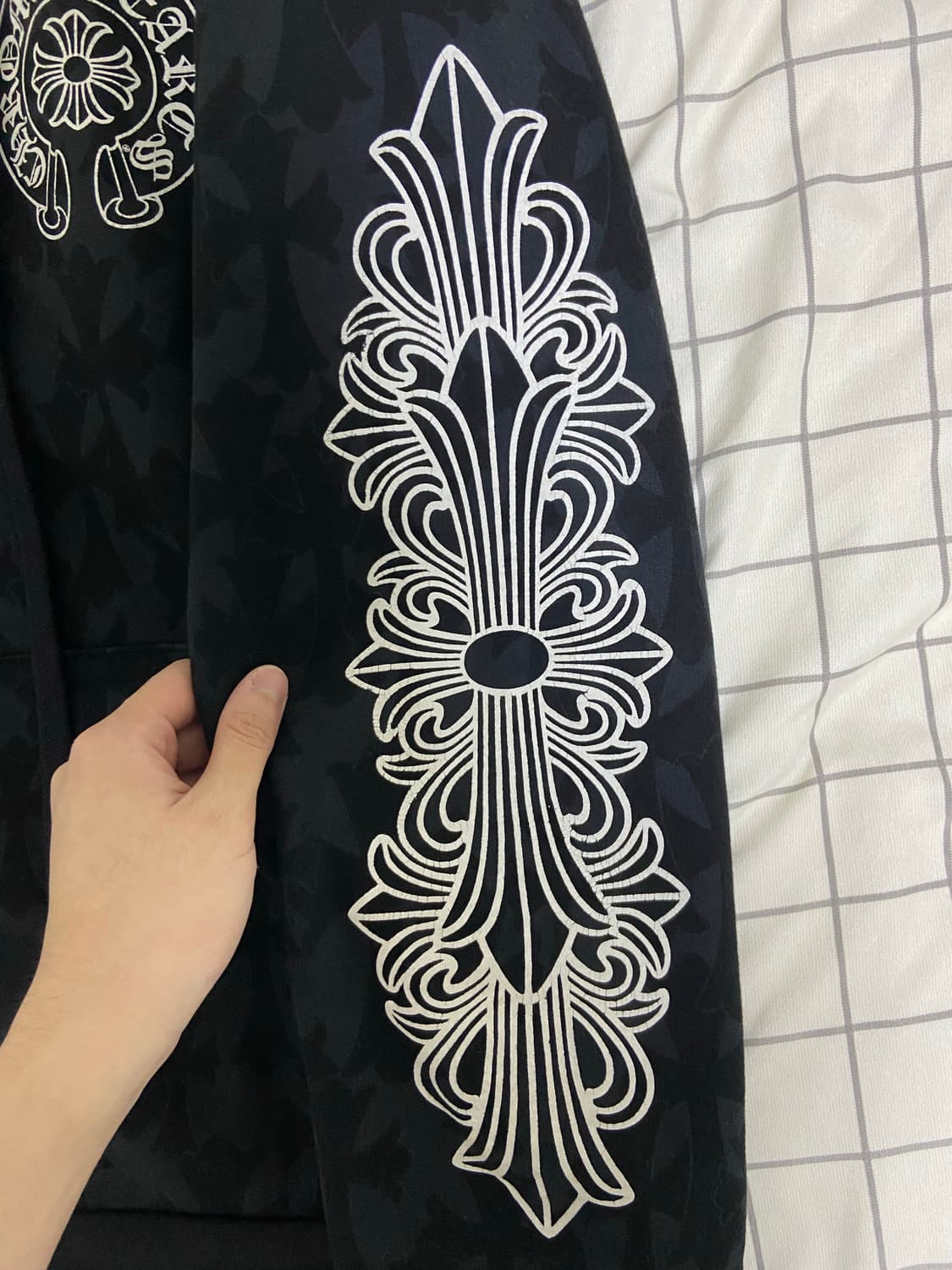 크롬하츠 세메터리 플로랄 후드집업 사이즈 L (인보이스 포함) 상품이미지4