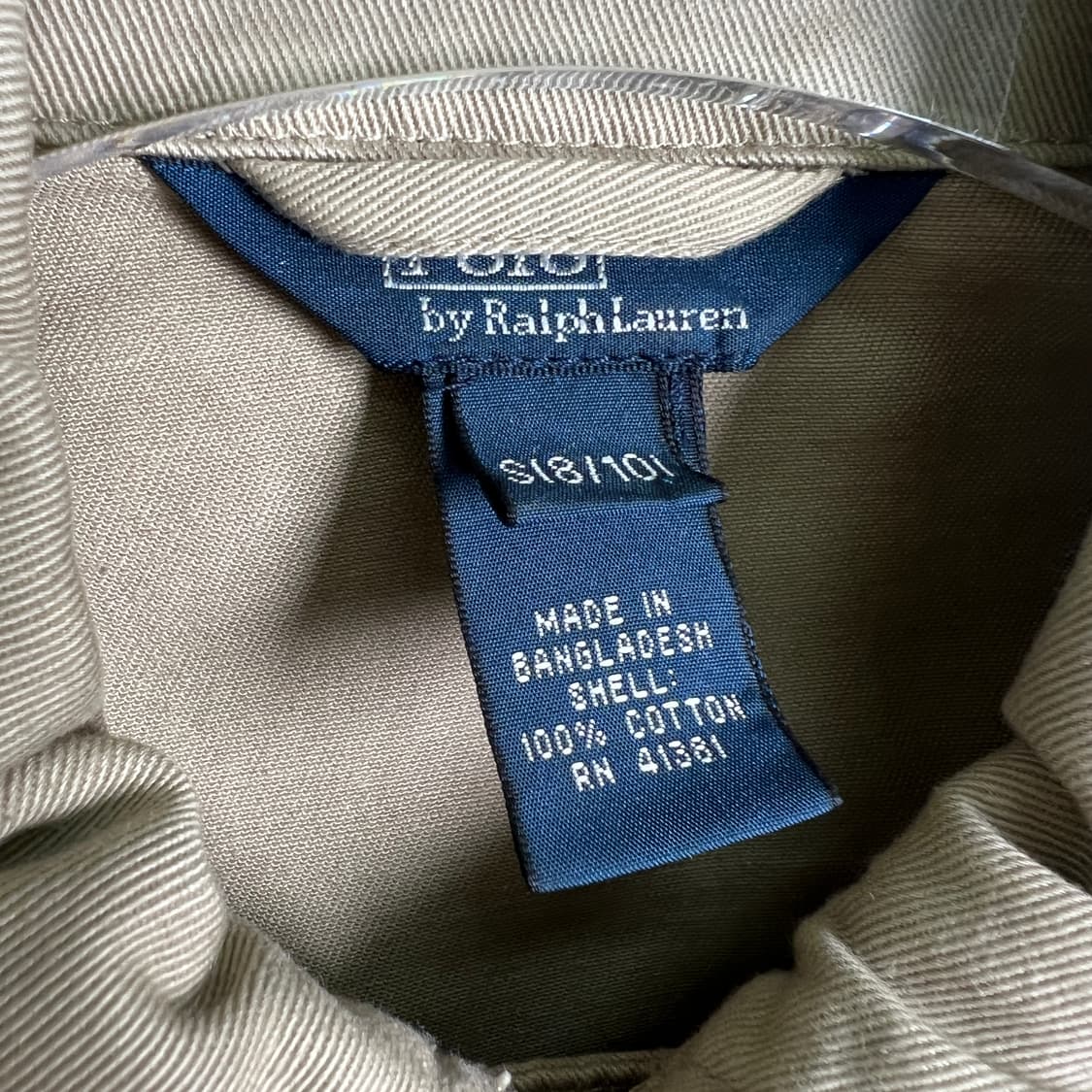 폴로 랄프로렌 베이지 밀리터리 사파리 필드 자켓 S 상품이미지3