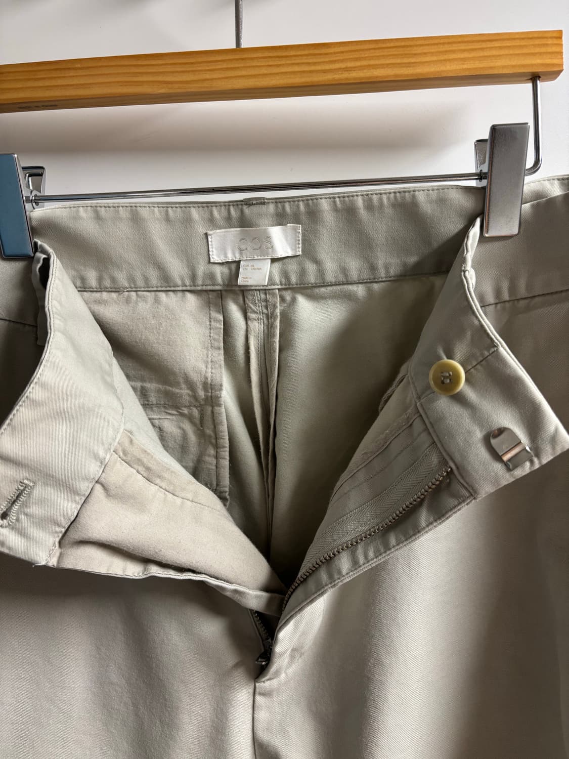 [46] 코스 와이드 오가닉 코튼 트라우저 워시드민트 상품이미지5