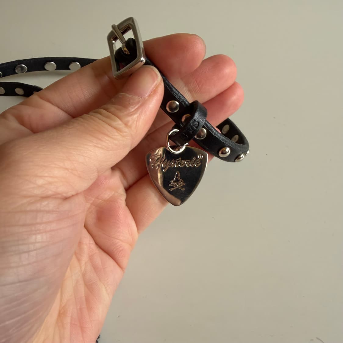 히스테릭 글래머 스터드 레더 스트랩 팔찌  상품이미지9