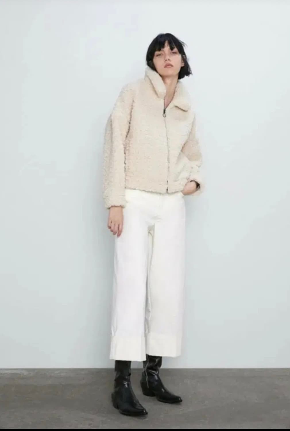 자라 zara 시어링 후리스 자켓 상품이미지2