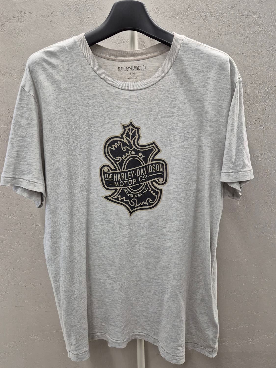 할리데이비슨 그레이 반팔 티셔츠 상품이미지2