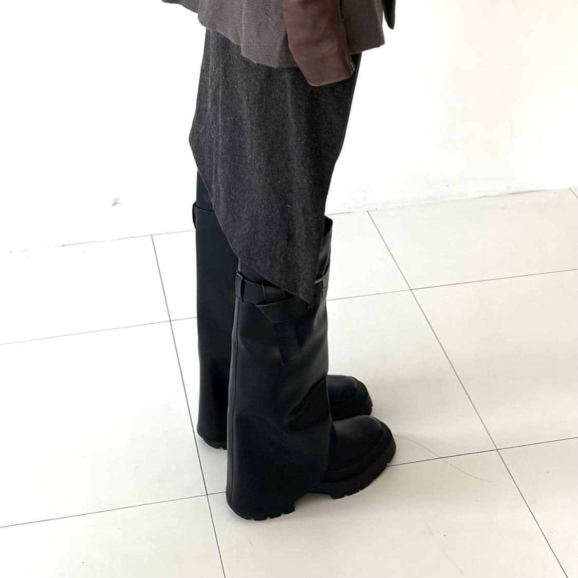 자라 더블 게더 부츠 상품이미지3