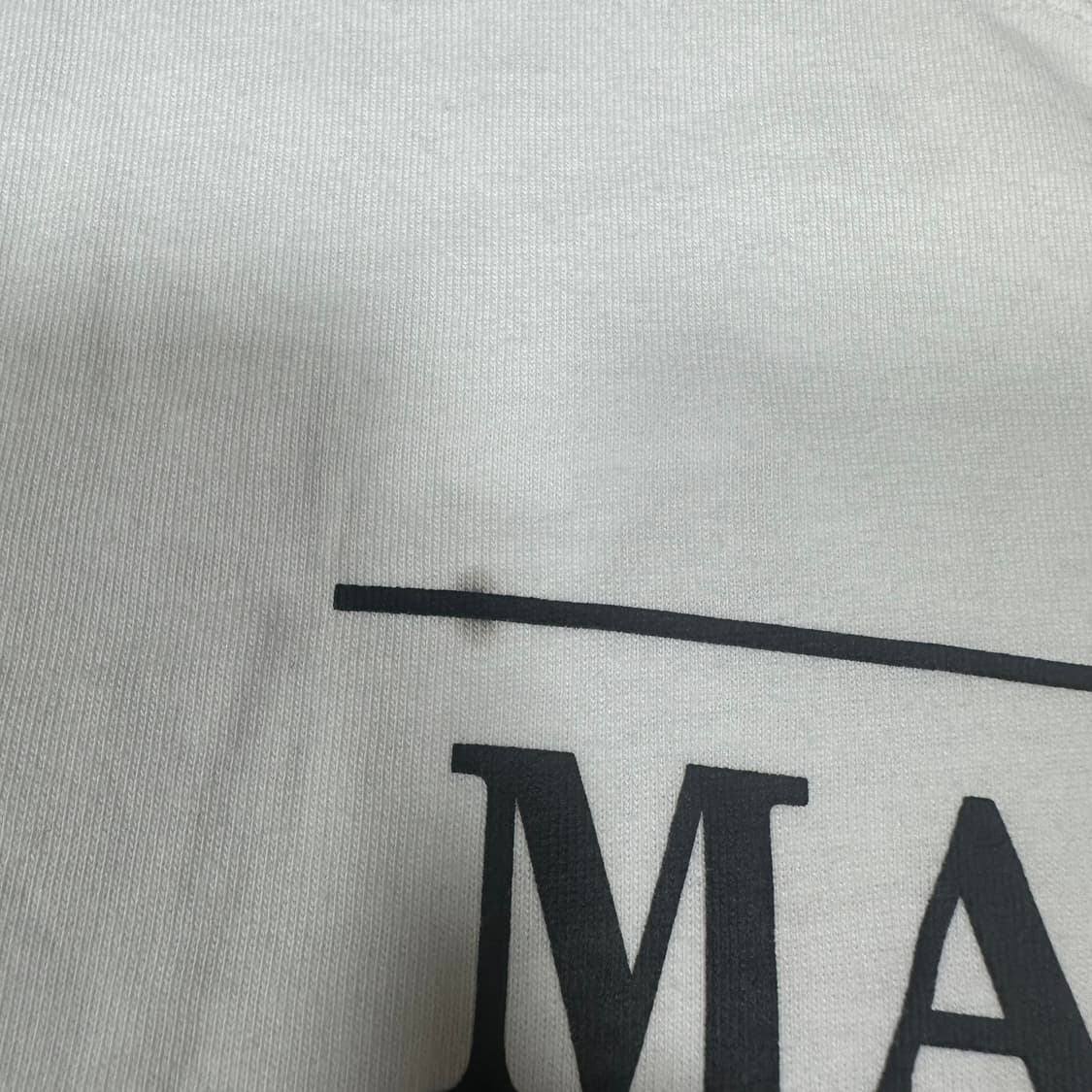 ✨ (바배) 마리떼 프랑소와 저버 빅로고 화이트 반팔티  상품이미지5