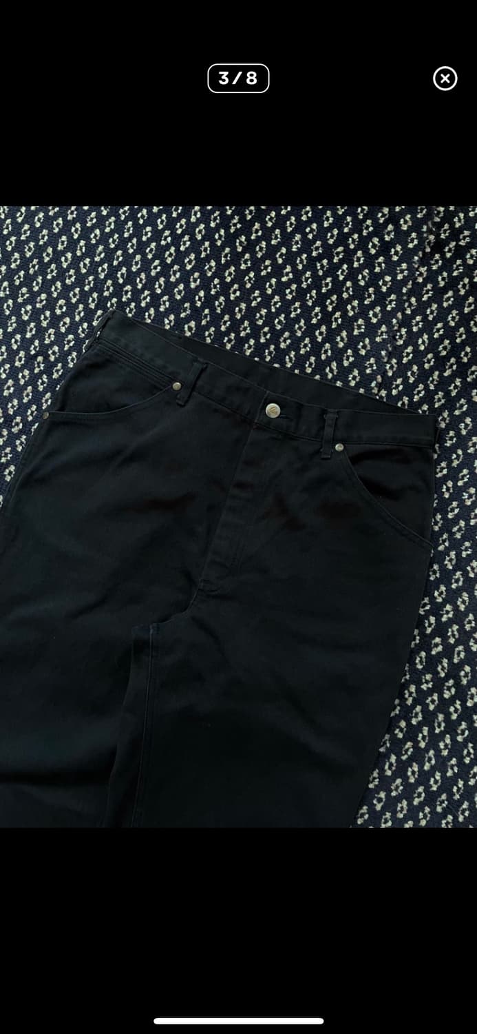 [M] 니들스 워크팬츠 black navy 상품이미지3