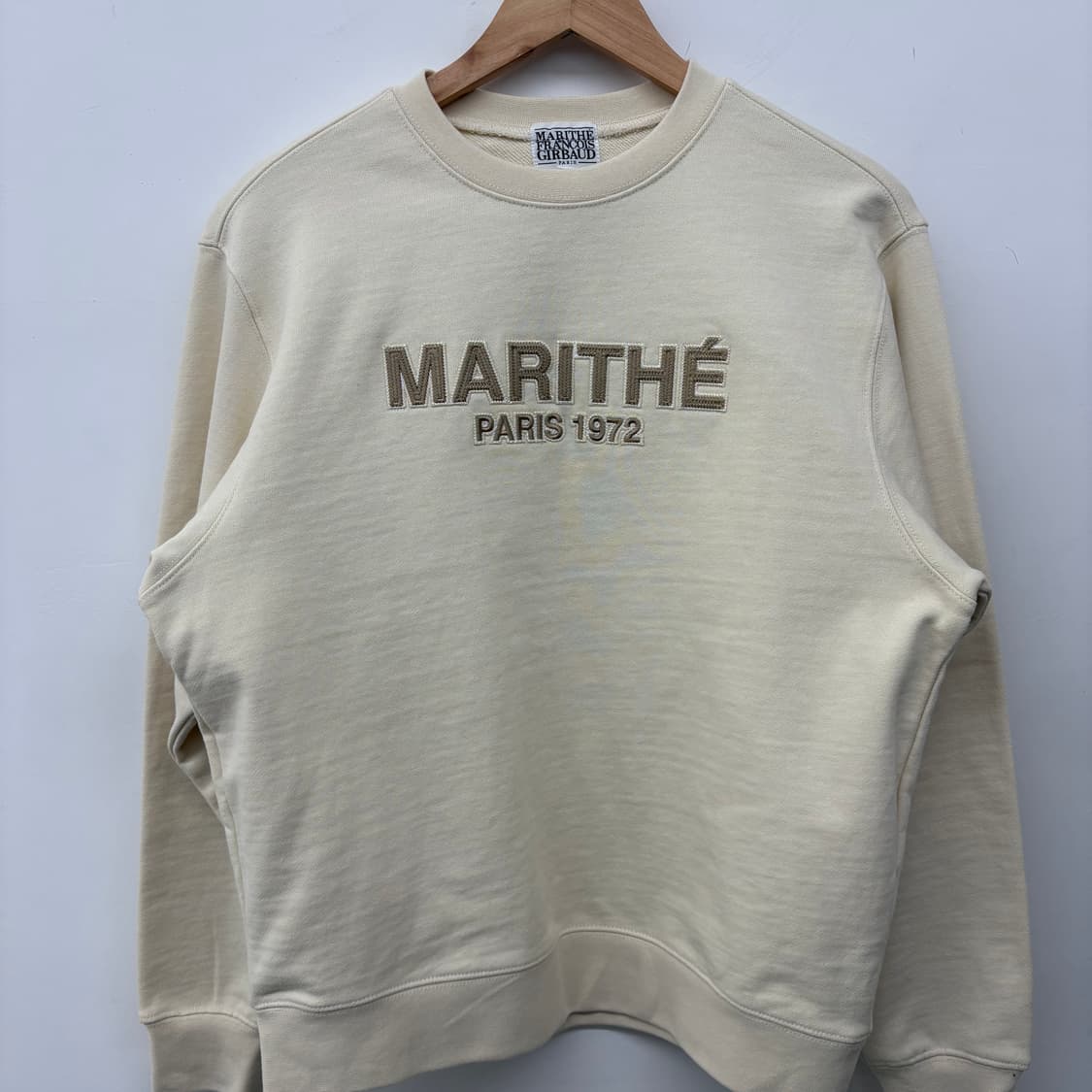 마리떼 프랑소와 저버 맨투맨 아이보리 여S 상품이미지2