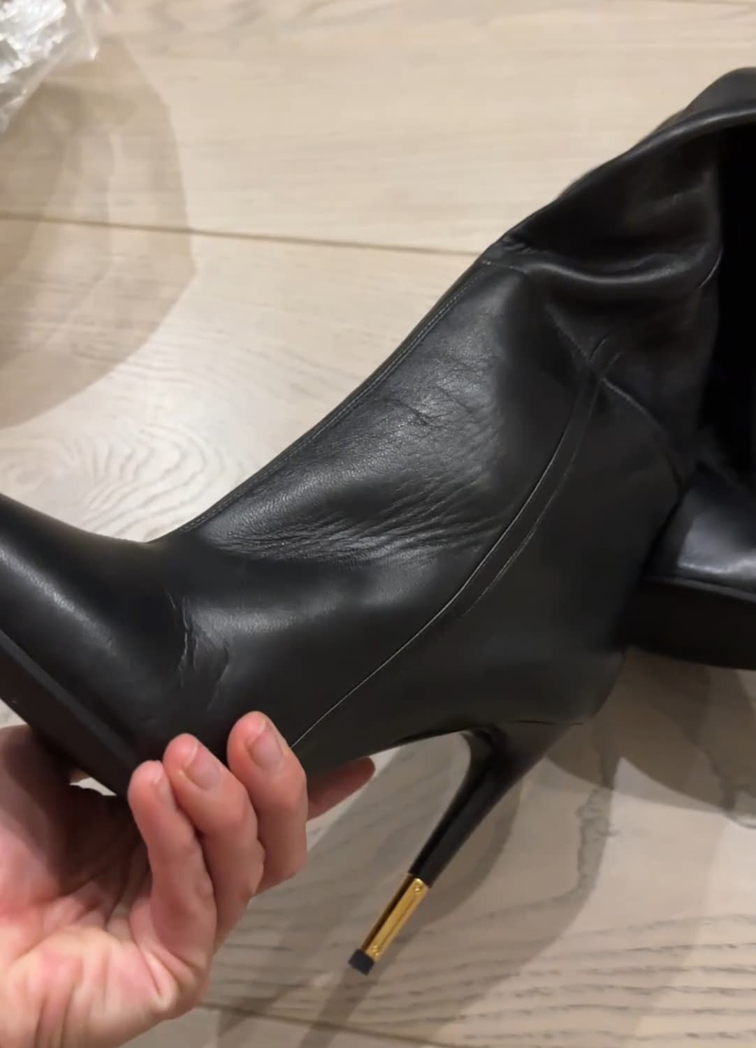 TOM FORD 톰 포드 싸이하이 부츠(레더)40 사이즈-해외발송 상품이미지6