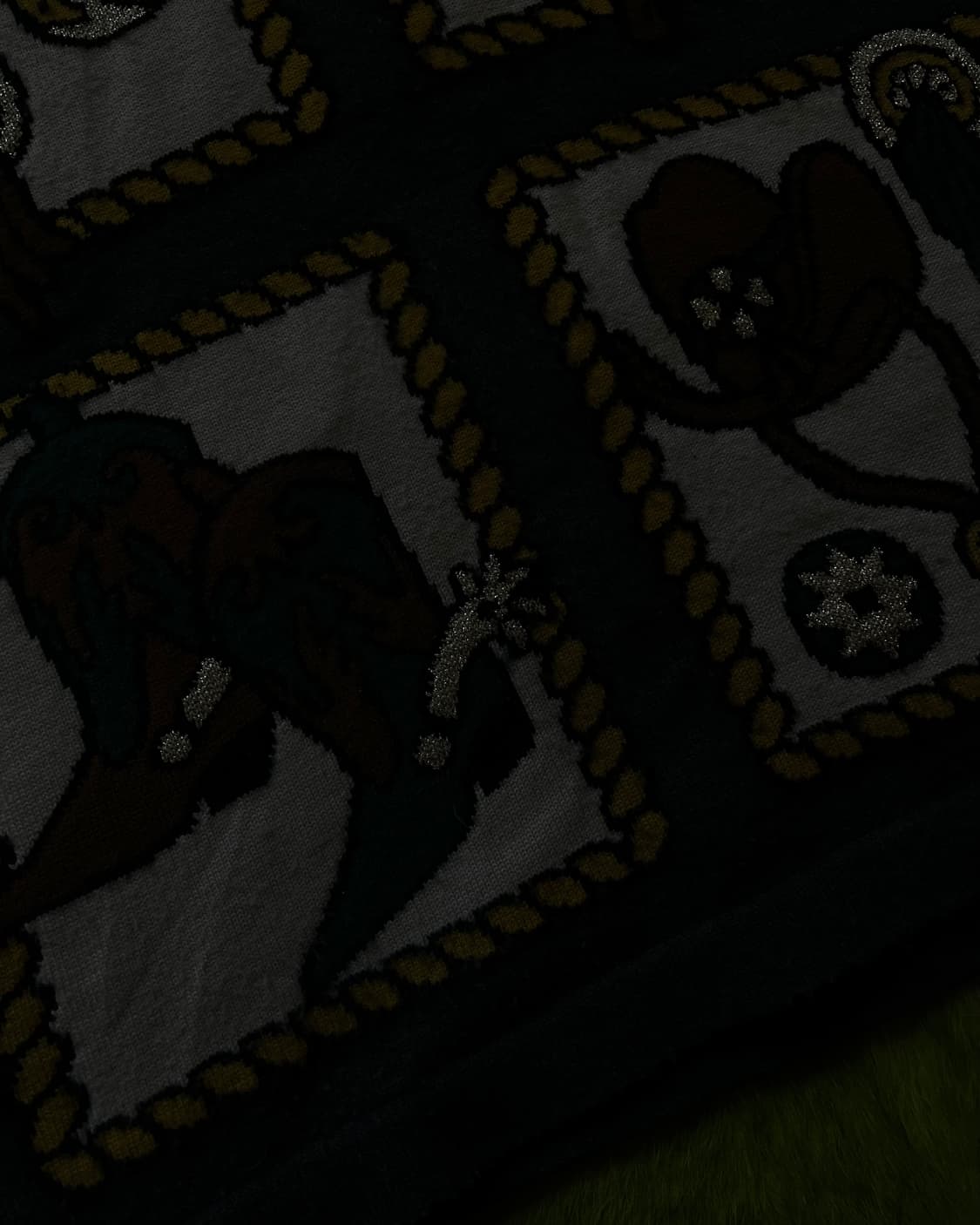 1980-90s ESCADA Antic High Neck Sweater 상품이미지6