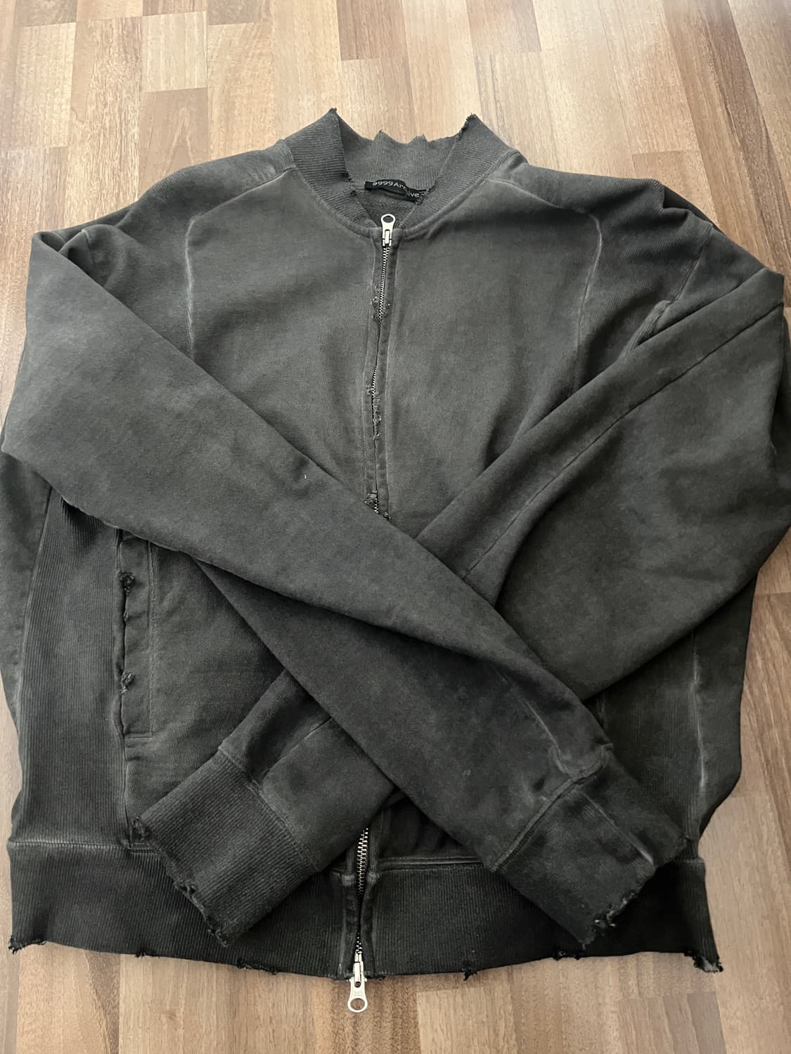 9999아카이브 웨이브 슬릿 봄버자켓 3 size 상품이미지3