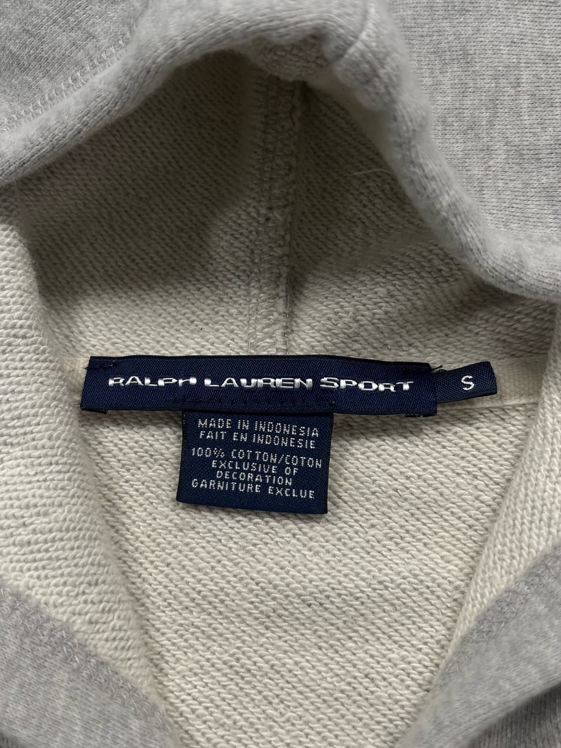 폴로 그레이 후드집업 상품이미지5