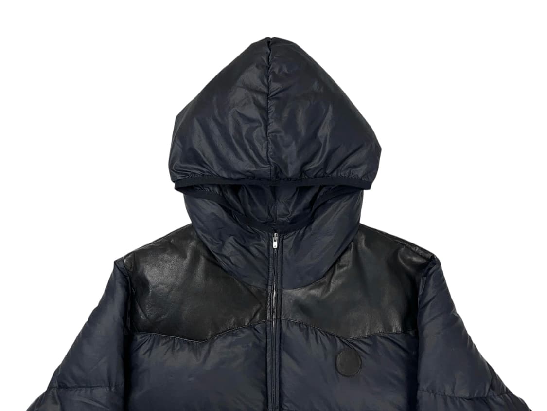 kangaroo leather light puffer jacket 상품이미지3