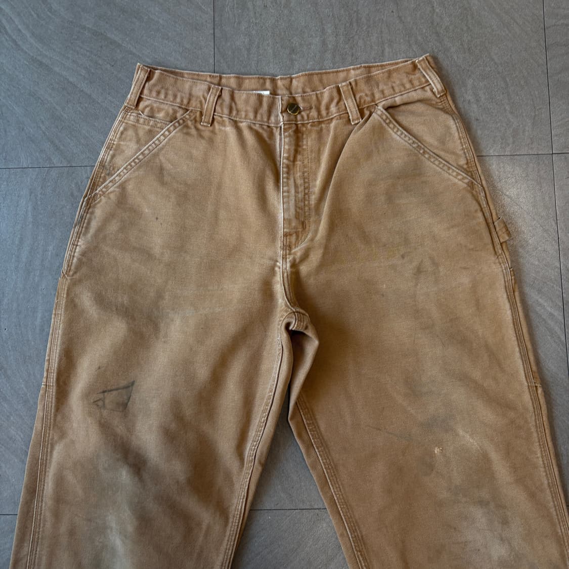 칼하트 정품 오리지널 브라운 카펜터 팬츠 상품이미지6