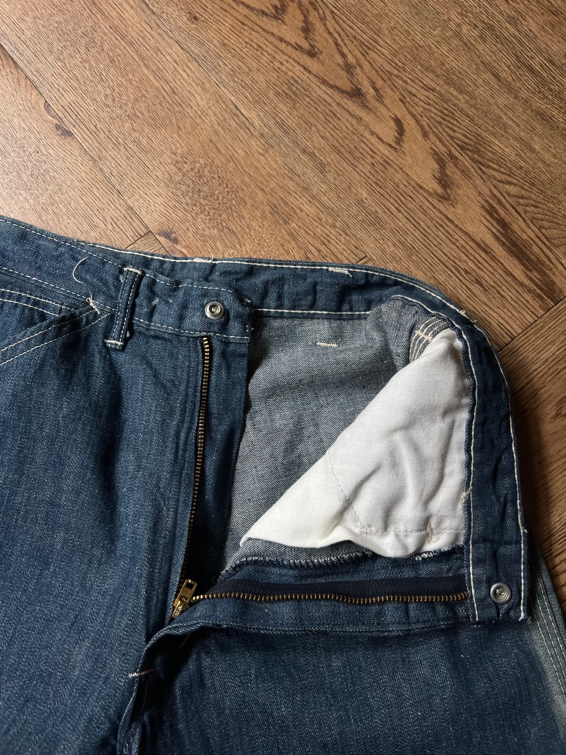 [25]70's 칼하트 OG 하드 페이딩 덩가리 싱글니 워크팬츠 상품이미지6