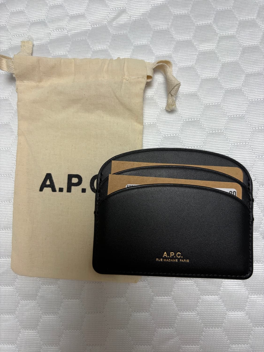 (새상품)A.P.C. 카드지갑 블랙 상품이미지1