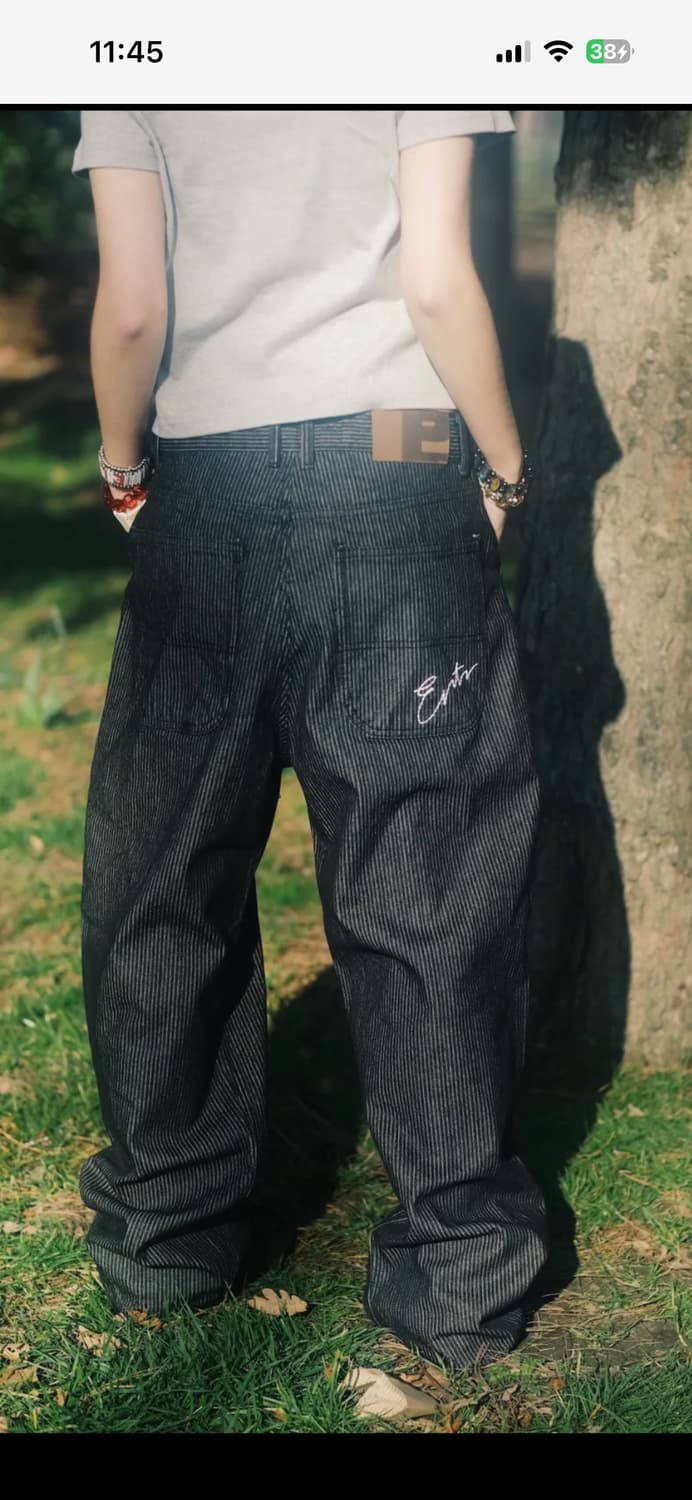 Ertr 스프라이트 데님팬츠 판매합니다. 상품이미지1