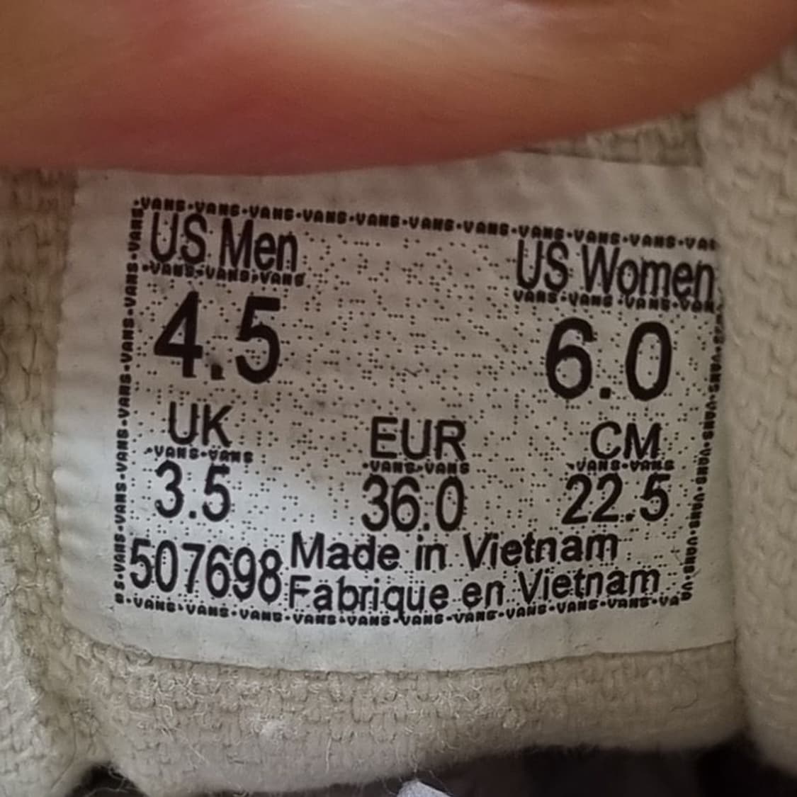 반스 올드스쿨 스니커즈 225. 상품이미지6