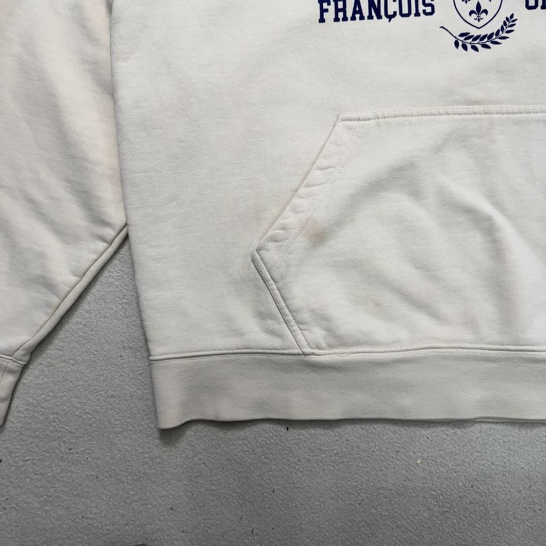마리떼 프랑소와 저버 클래식 로고 후드 티셔츠 크림 XL 상품이미지4