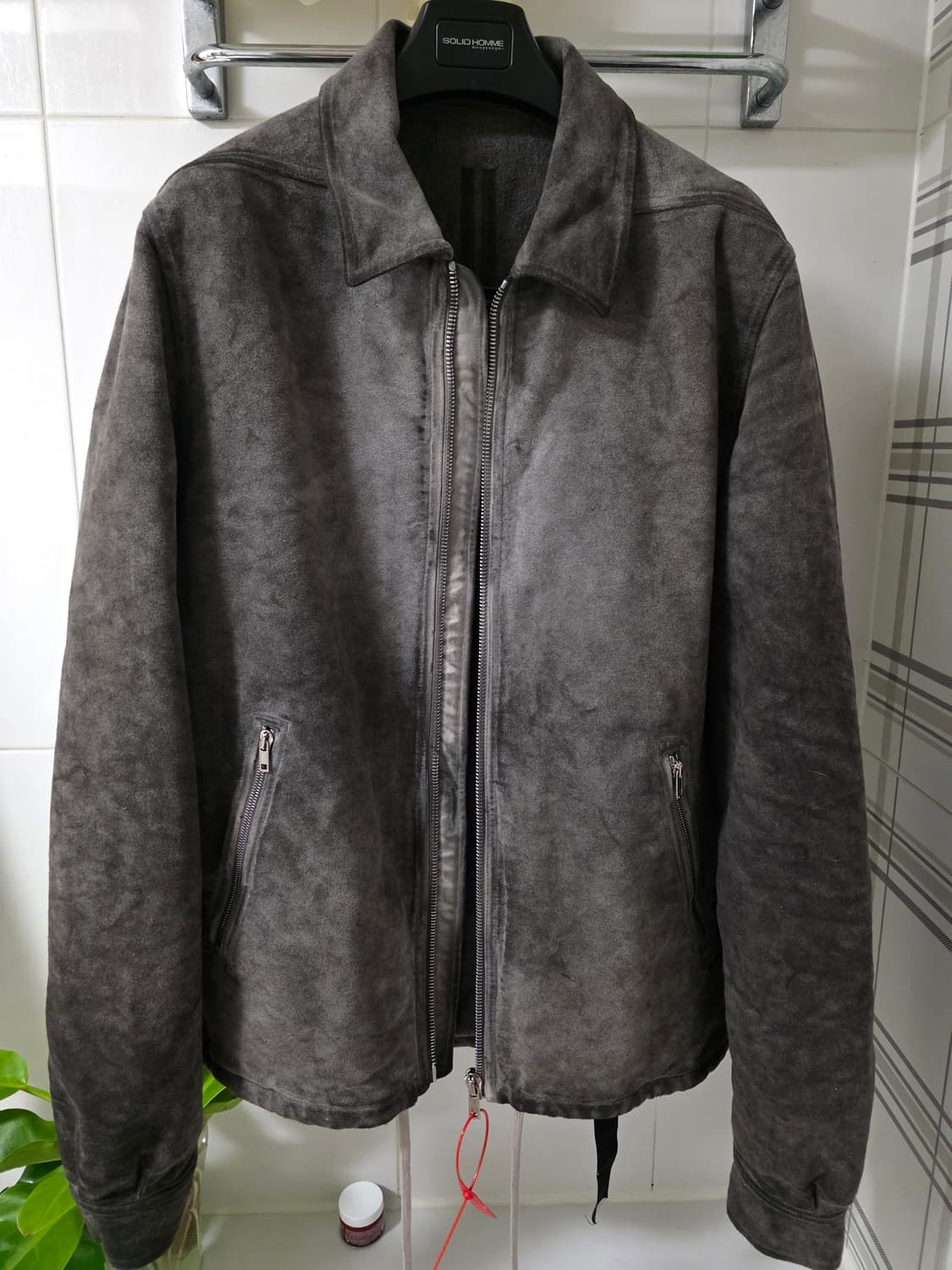 릭오웬스 다크쉐도우 몰스킨 zip front 자켓 M 상품이미지1