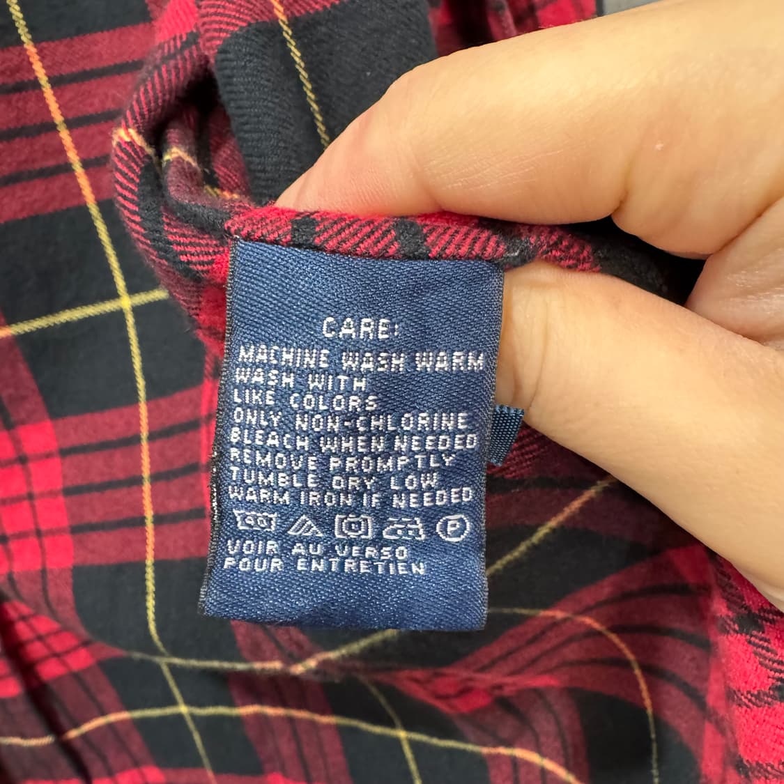 랄프로렌 우먼스 타탄 체크 셔츠 (M)   상품이미지5