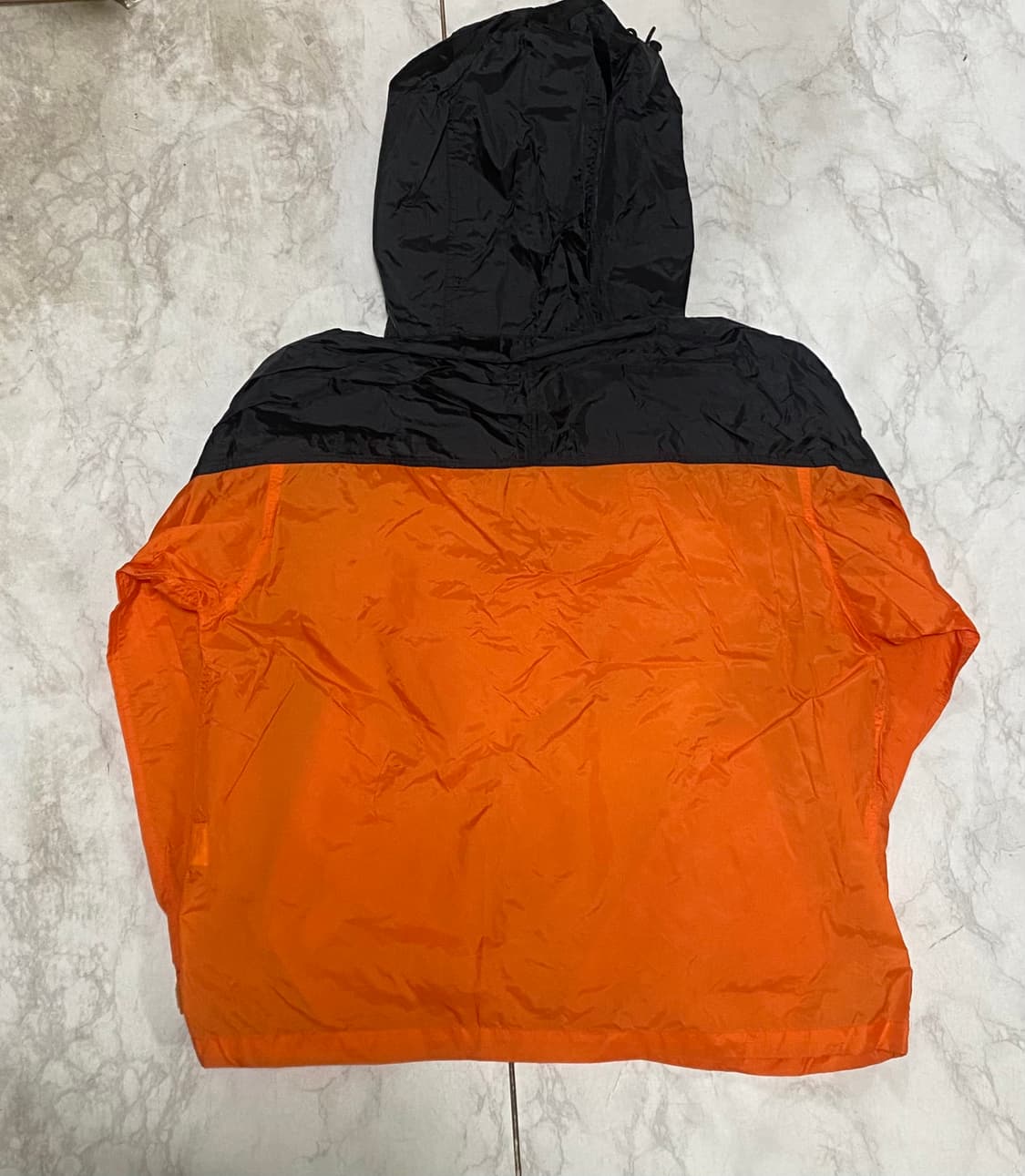 오렌지/블랙 아노락 바람막이 후드 자켓 100~105 상품이미지4