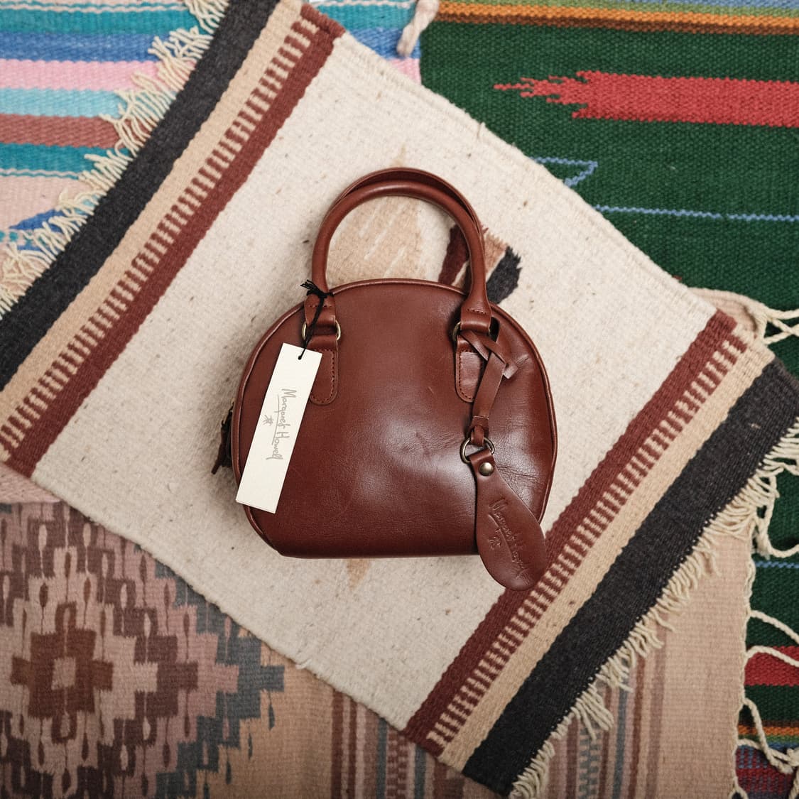 마가렛호웰 올드라벨 레더 스몰 백 상품이미지1