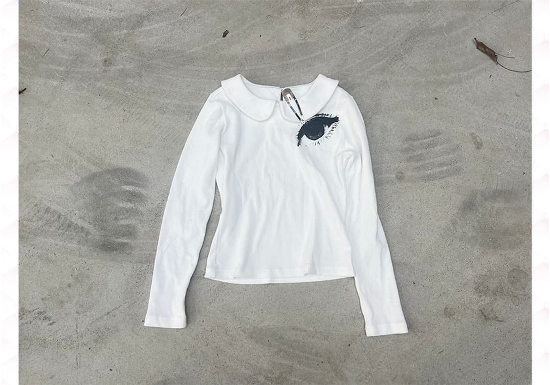 yiyounggyeoung 이영경 girl's Eye collar T 상품이미지4