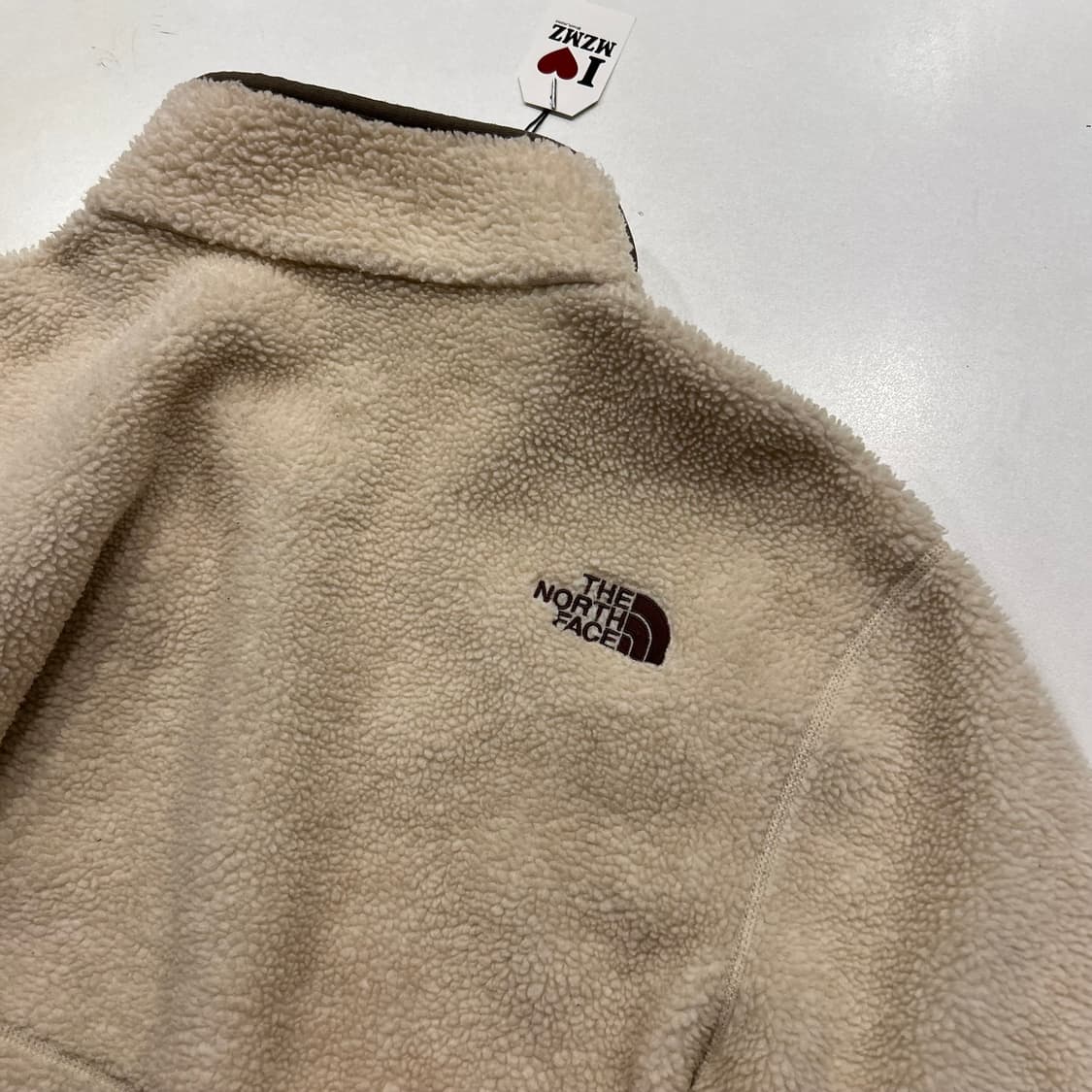 [2XL] 20s 노스페이스 피크 뽀글이 플리스 아이보리 B44 상품이미지6