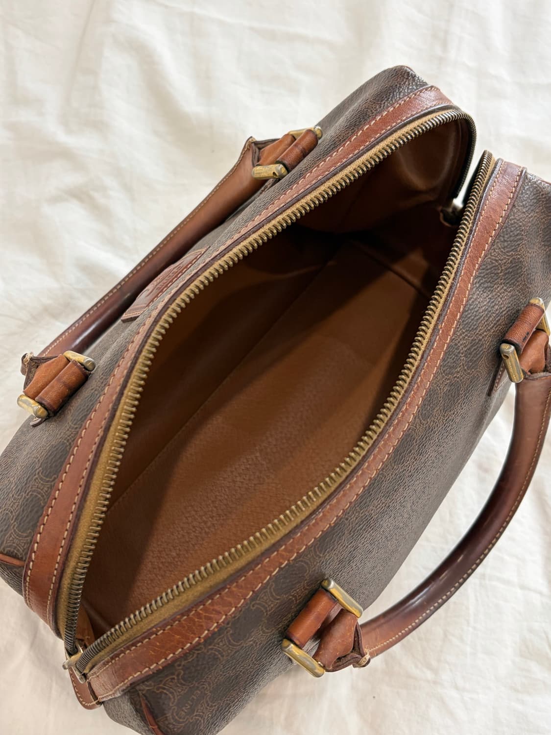 올드셀린느 마카담 미니보스턴 브라운 상품이미지10