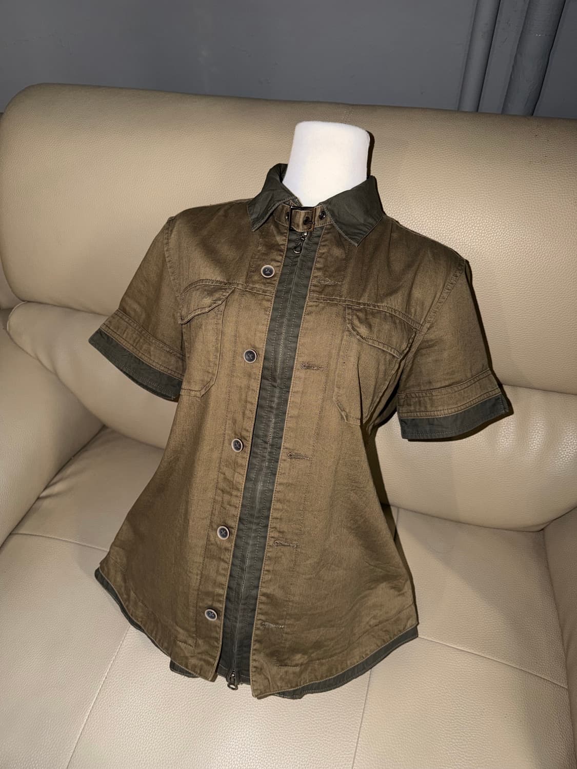 Nicole club for men neck buckle shirt jk 상품이미지1