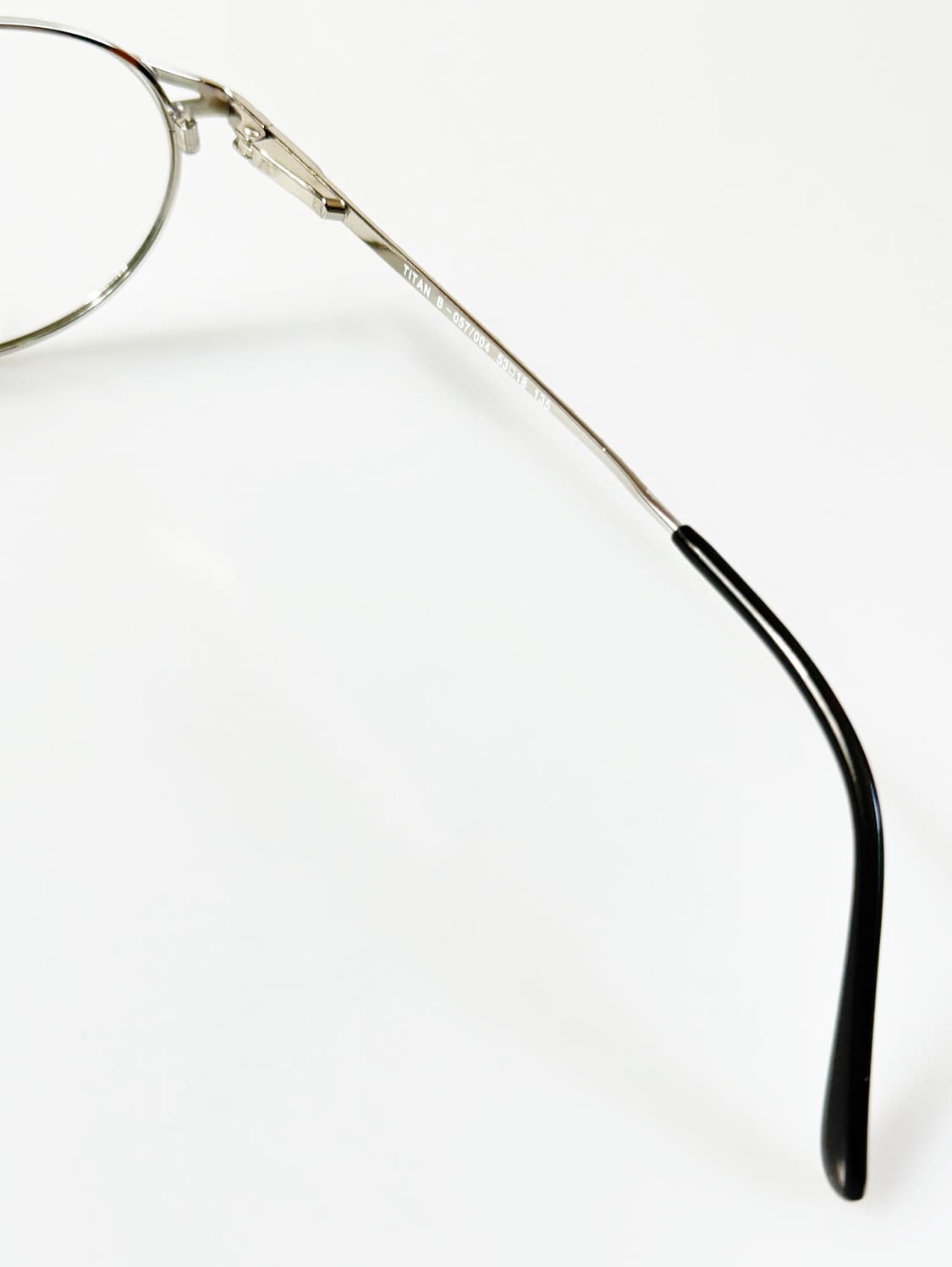 독일제 BELLEVUE 실버 티타늄 오벌 프레임 빈티지 안경 상품이미지6