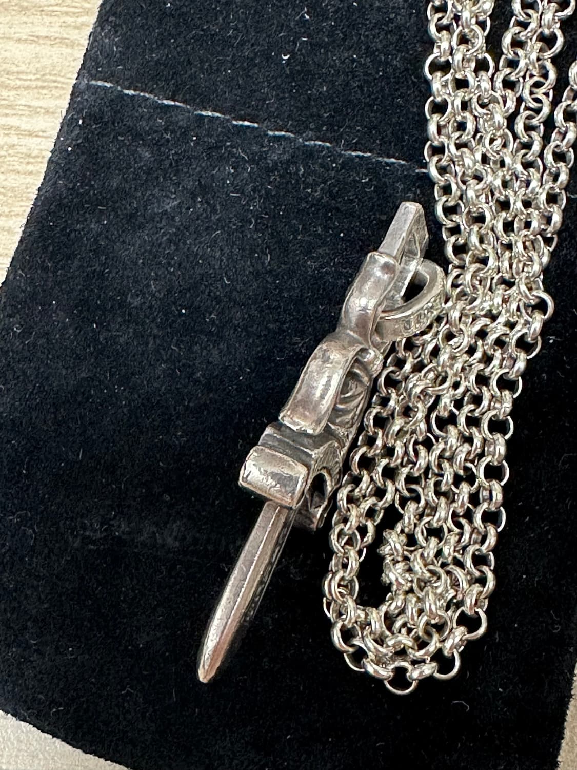 크롬하츠 10대거 페이퍼체인링 펜던트 상품이미지8