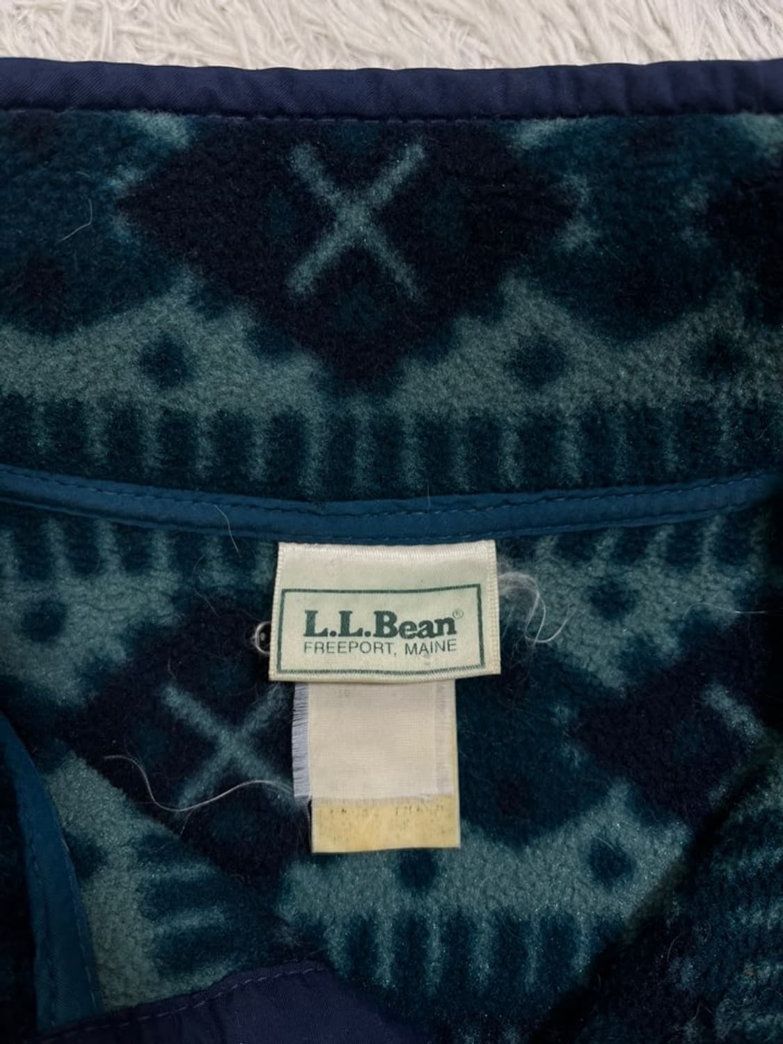 90's LLBEAN 엘엘빈 후리스 스냅 아노락/#2686 상품이미지4