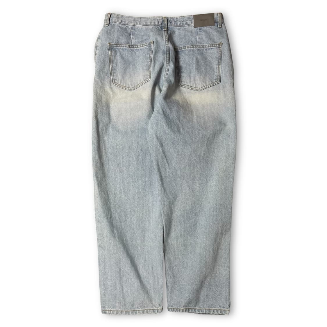 (33) 모스코 연청 와이드 데님 팬츠 L 상품이미지2