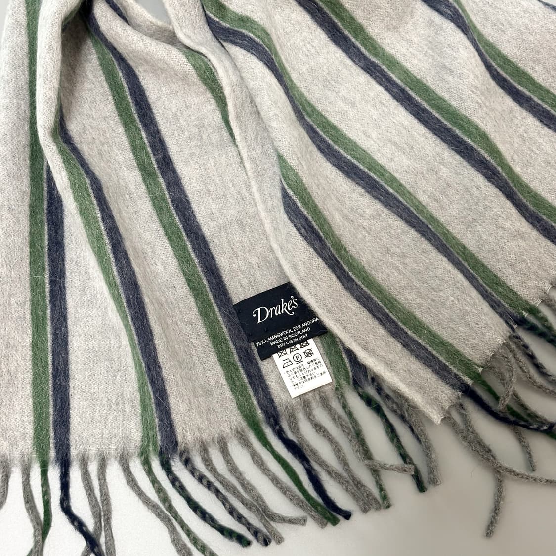 [Drakes] 드레익스 스트라이프 머플러 상품이미지3