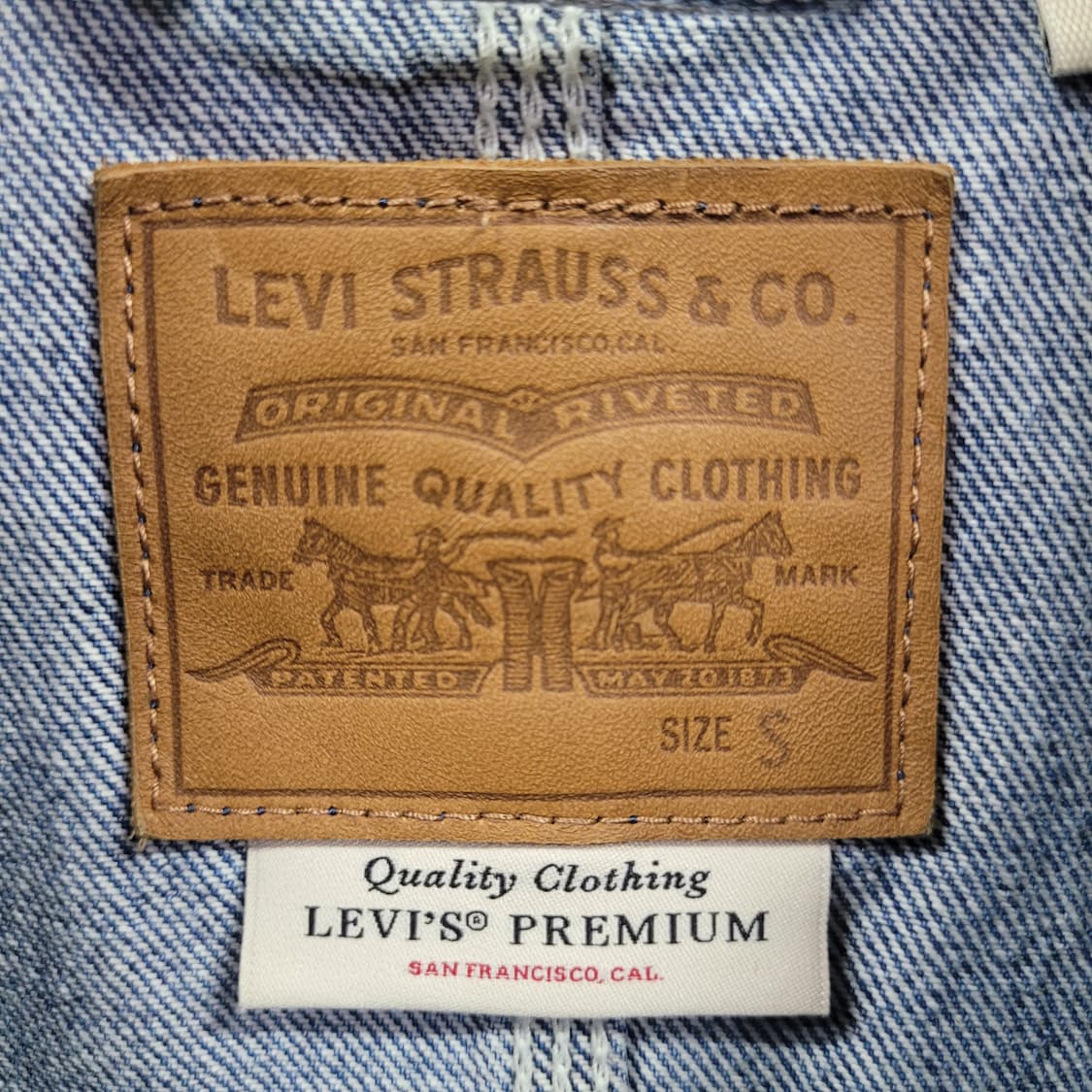 리바이스 빅E 빈티지 데님 초어자켓  상품이미지5