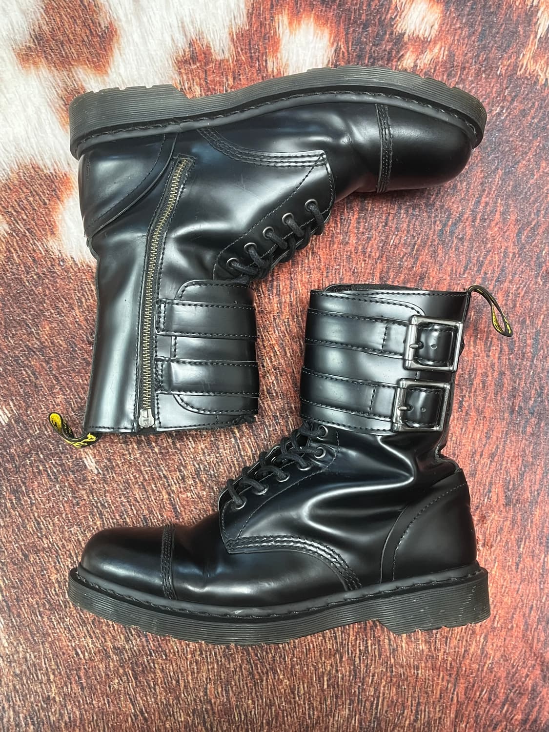 [280] 닥터마틴 바이커 버클 지퍼 부츠 상품이미지1