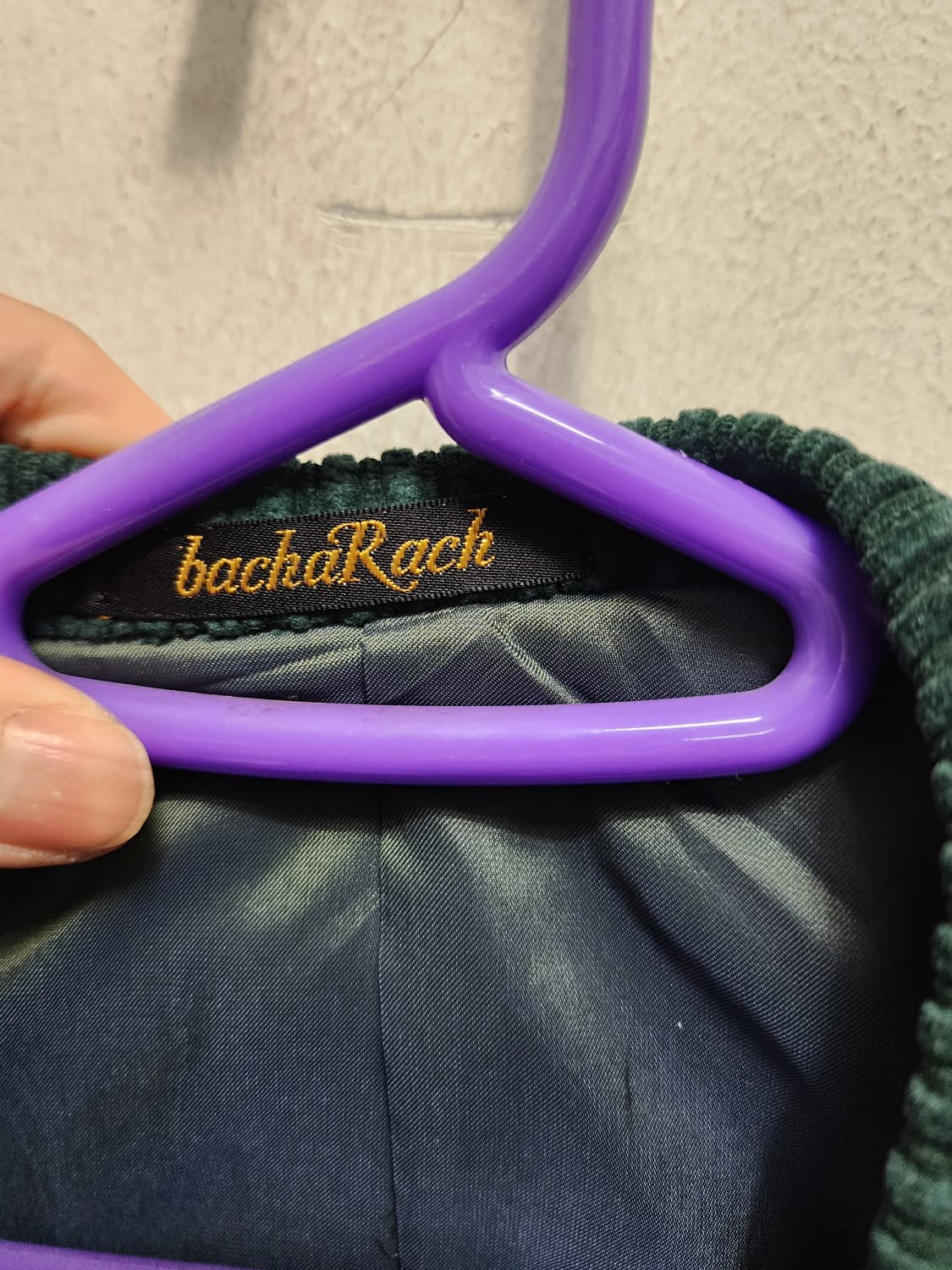 bachaRach 빈티지 딥그린 코듀로이 블레이저 상품이미지8