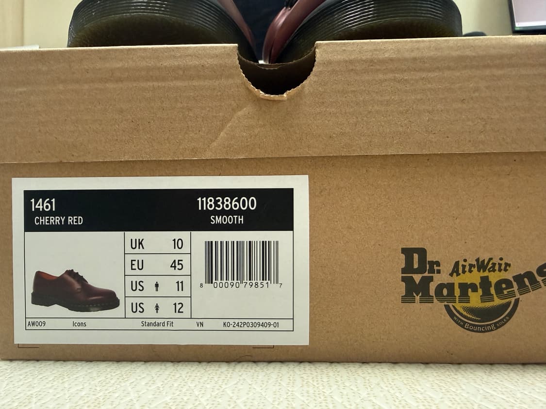 닥터마틴 1461 체리레드 290 상품이미지2
