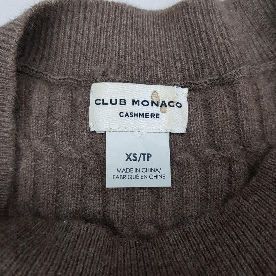클럽모나코 2023 캐시미어 립 니트 XS사이즈 상품이미지6