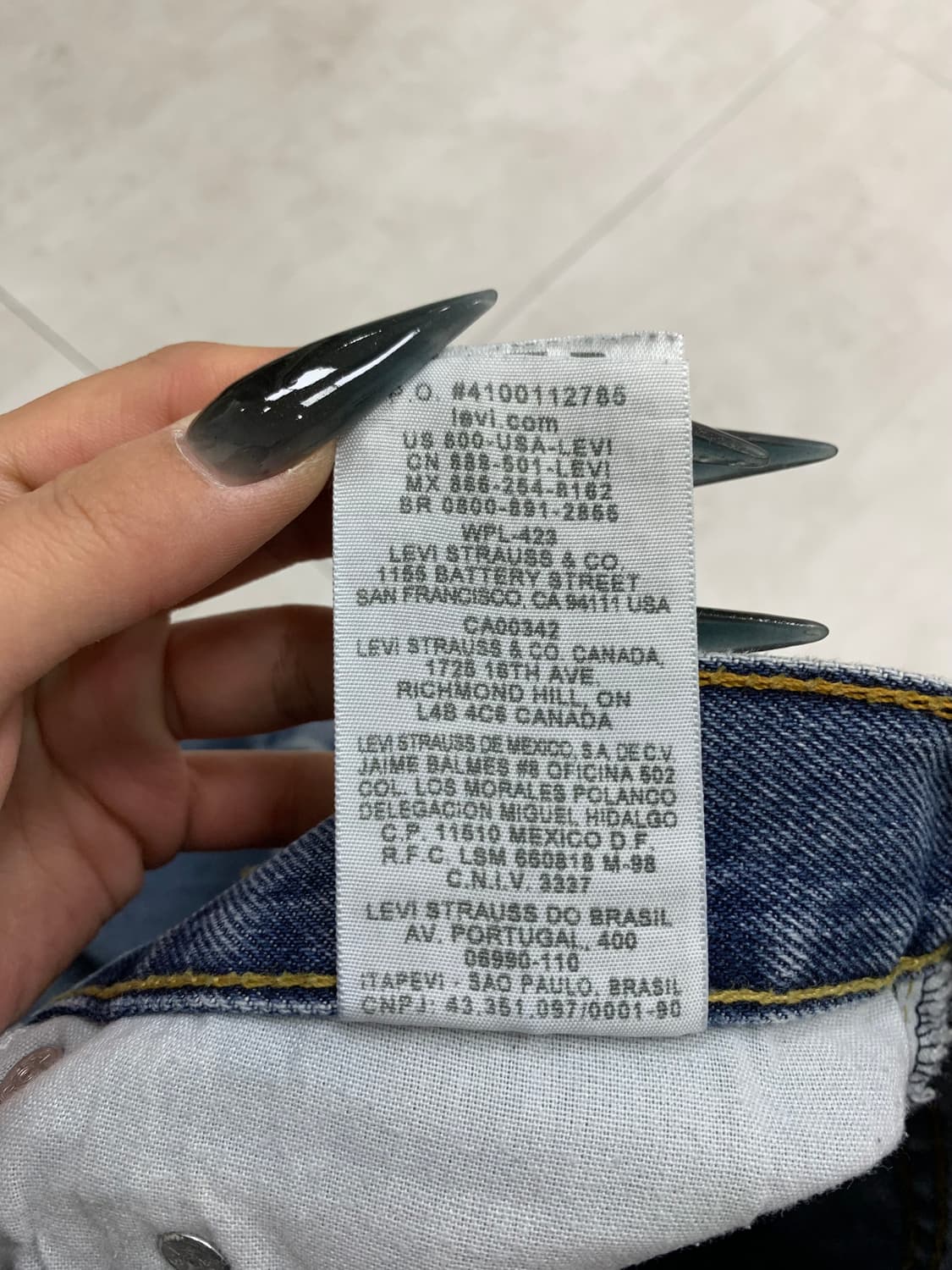 리바이스 550 데님 팬츠 #260 상품이미지6