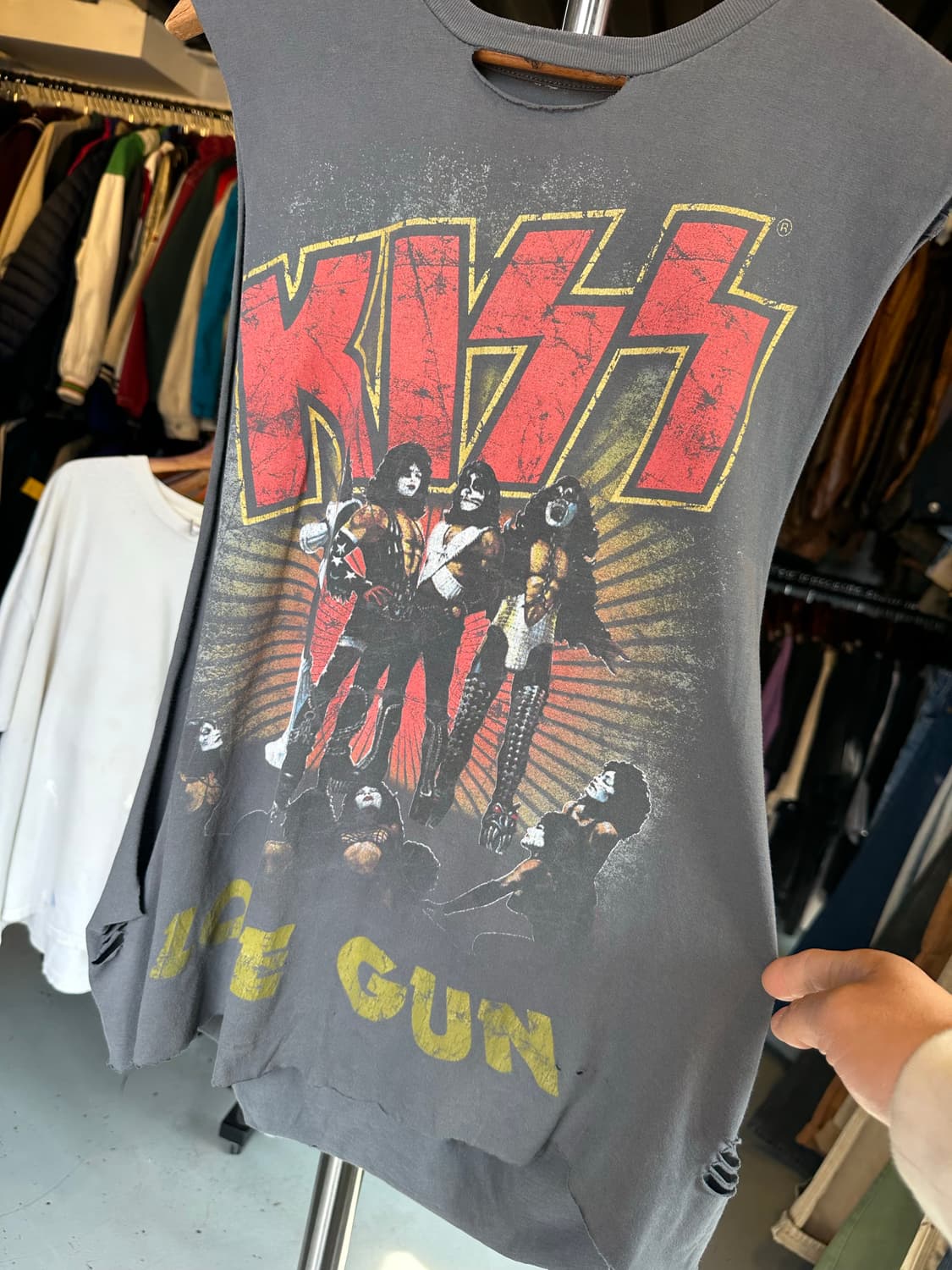 kiss 키스 락밴드 컷오프 베스트 상품이미지4