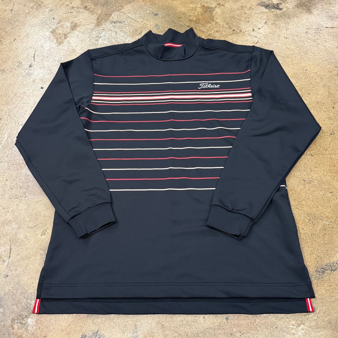 [정품/L] 타이틀리스트 스트라이프 골프웨어 긴팔티셔츠 b14 상품이미지2