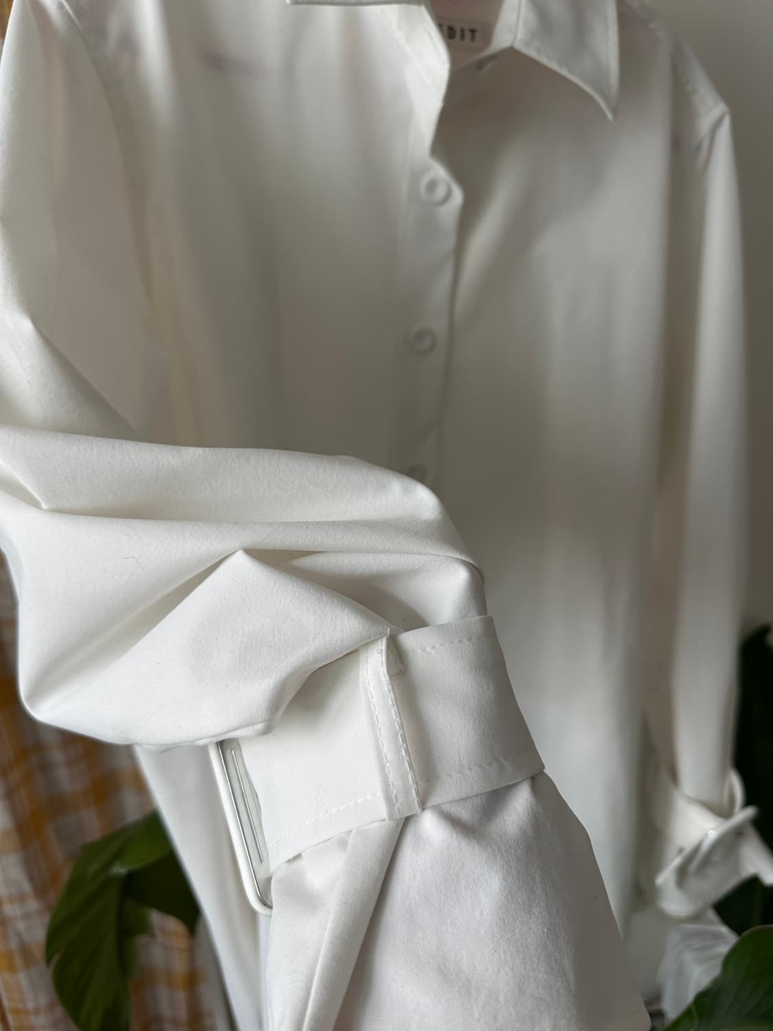 W컨셉 언에디트 여성 화이트 셔츠 프리사이즈 상품이미지7