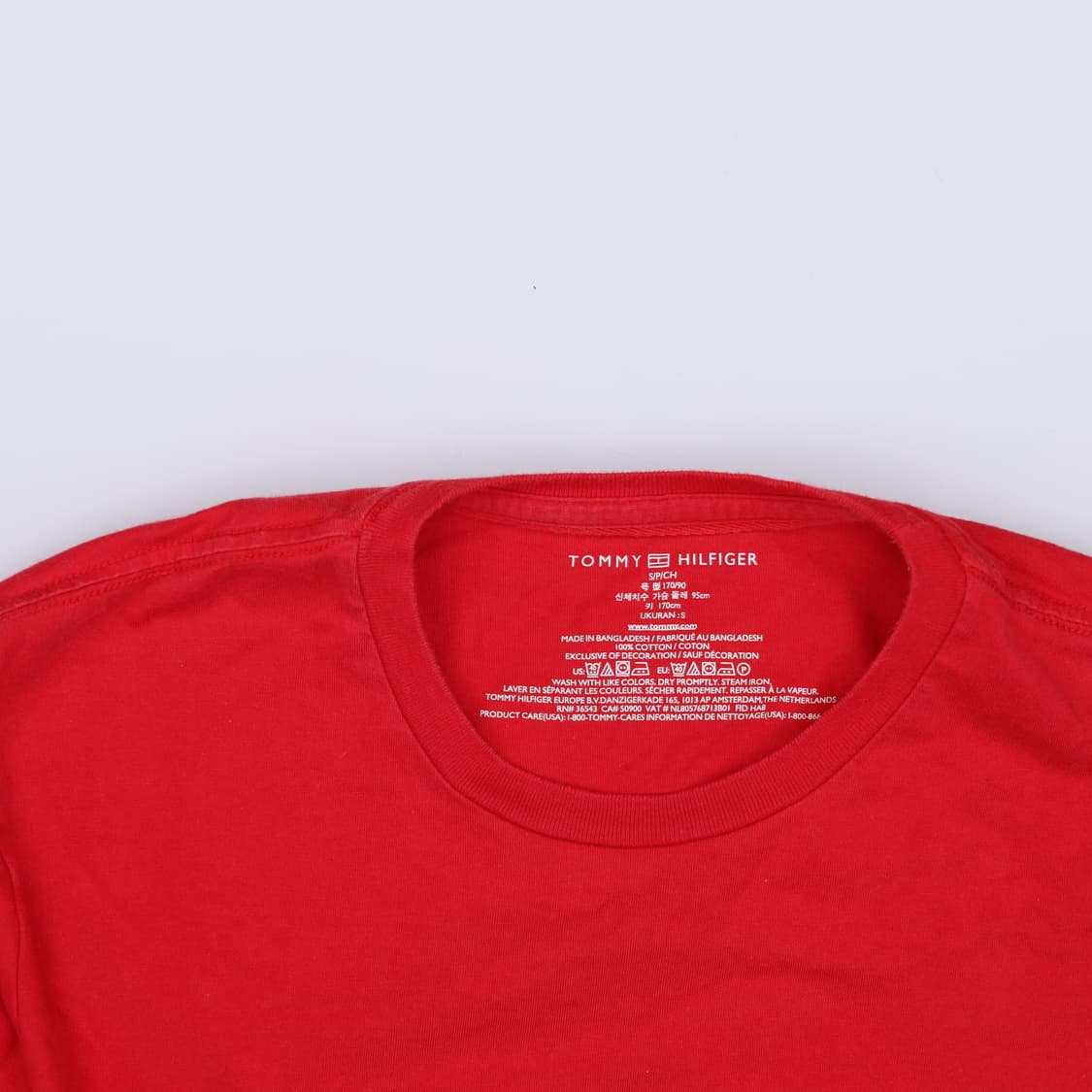 S 타미힐피거 스몰로고 반팔티 0325H1 상품이미지4