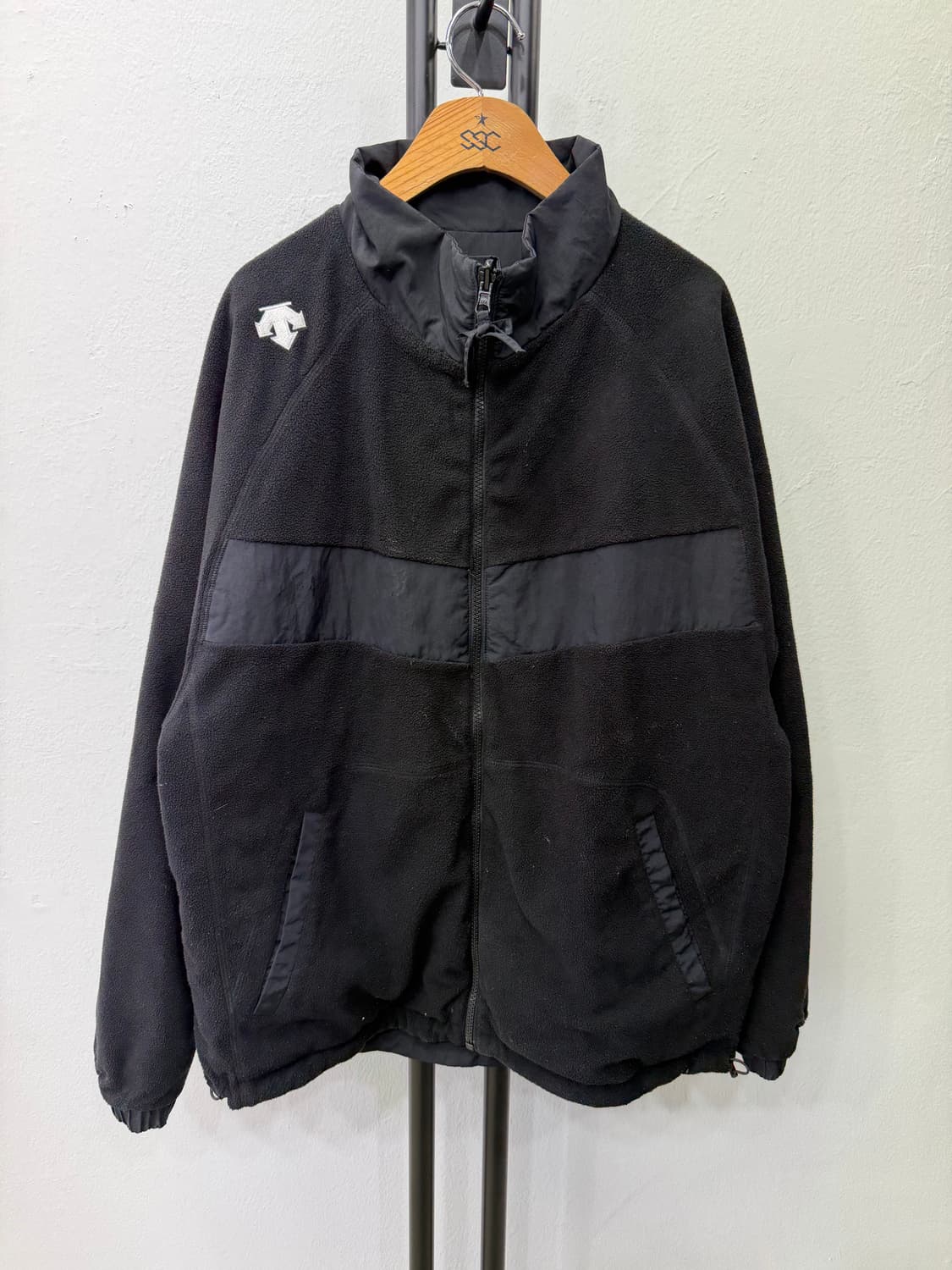 정품) 데상트 리버시블 양면 플리스 집업 자켓 100 상품이미지1