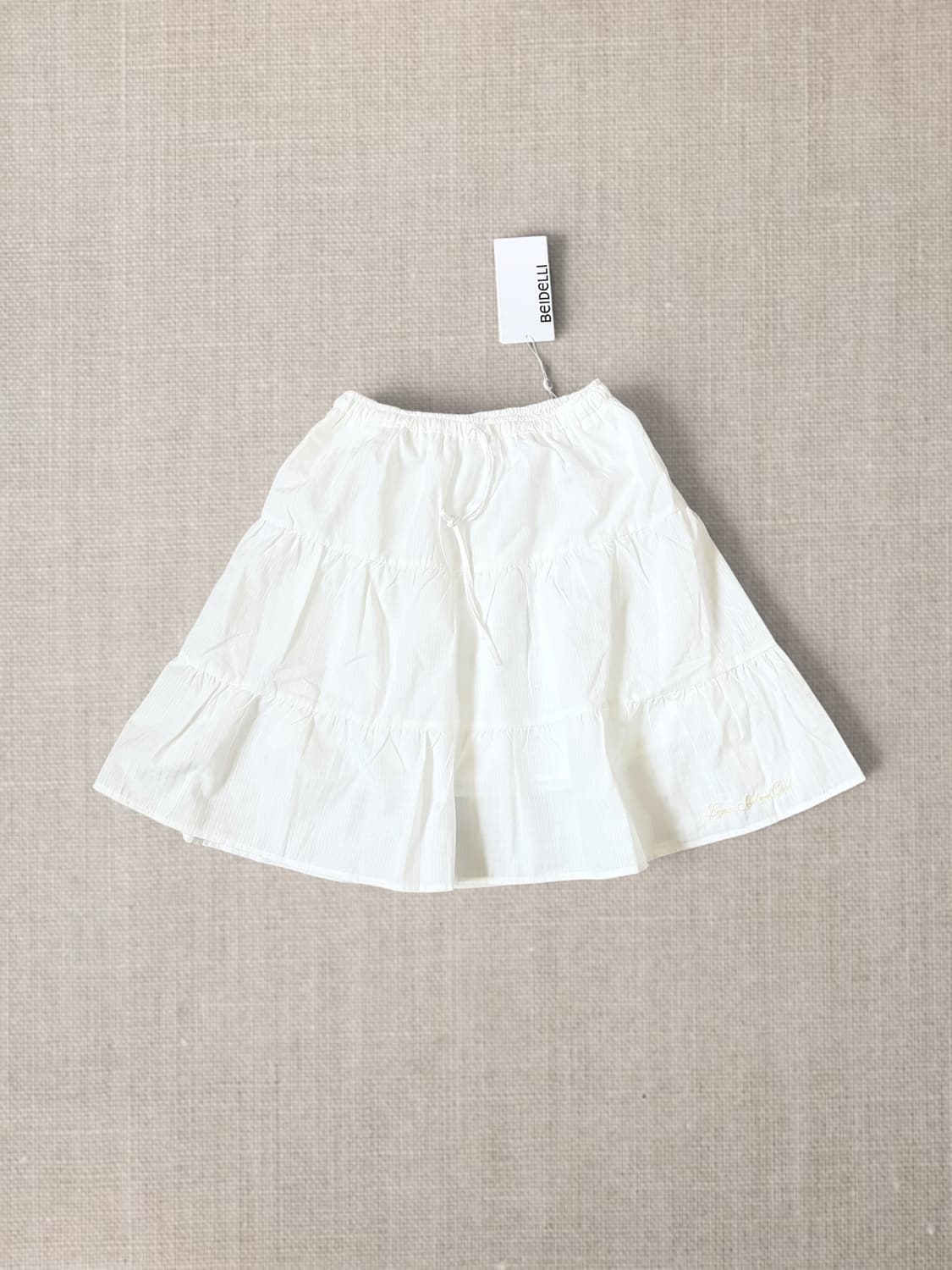 베이델리 캉캉 미디 스커트 화이트 상품이미지4