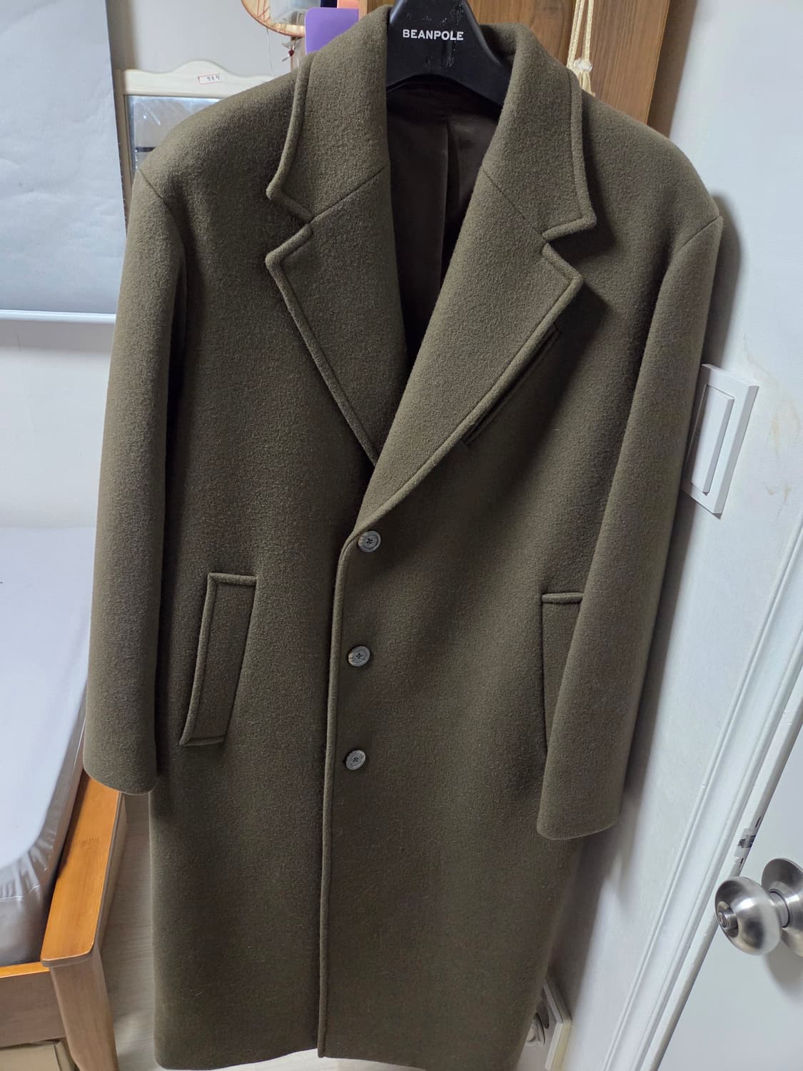 에비너 볼드 테일러 맥시 코트 다크브라운 2사이즈 상품이미지1