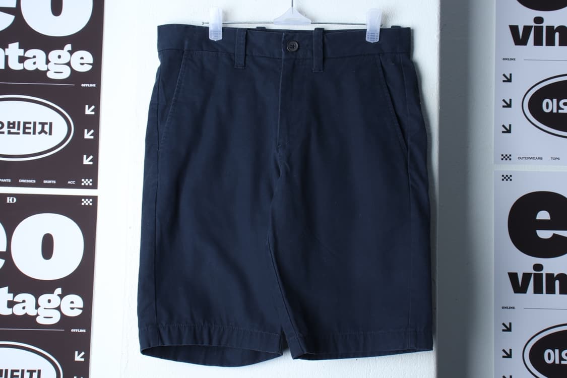 (S) 티니위니 반바지 팬츠 네이비 면 아메카지-P9959 상품이미지2