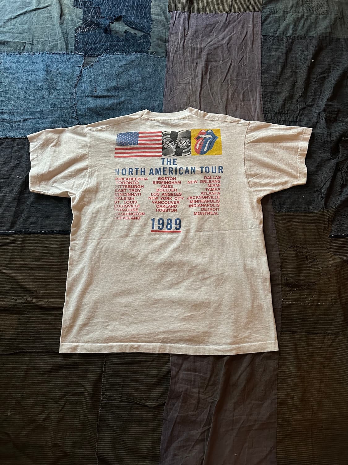 80s USA Rolling Stones Band T Shirt 상품이미지5